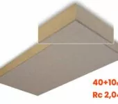 Dewin FermaPIR® (Rc 2,04) 1200x600x10mm + 40mm PIR (0,72m2) Plafondelement met Facet